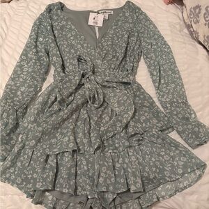 Charlotte Russe Soft Blue Dress (romper)